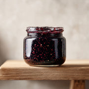 Confiture de cerises et perles de moutarde