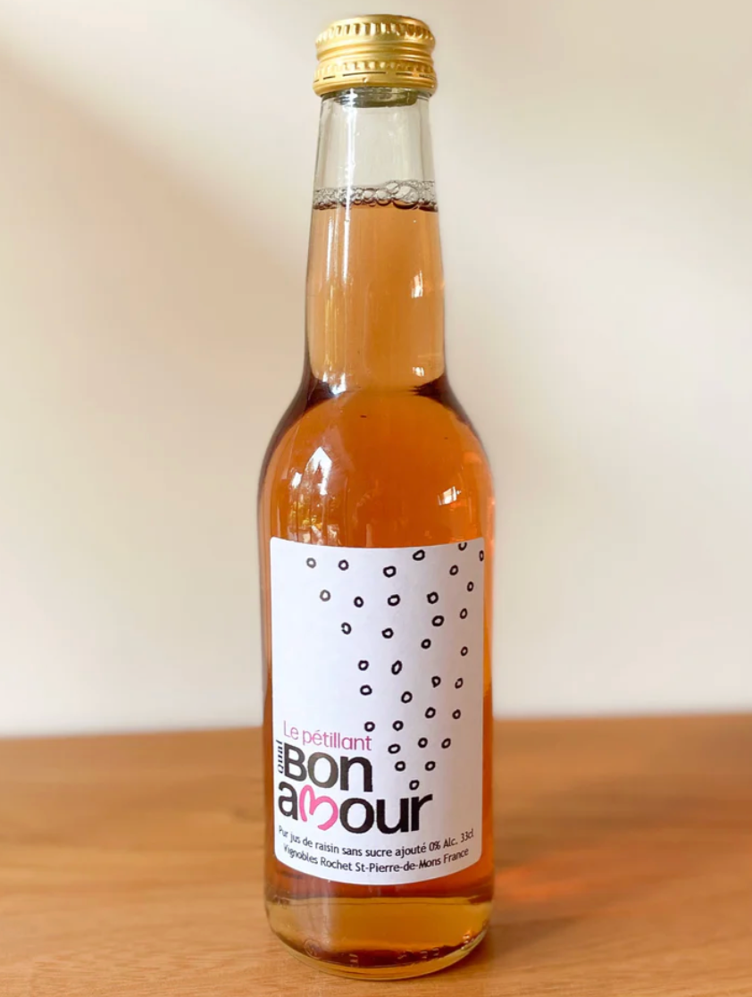 Jus de raisin pétillant