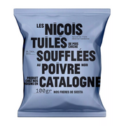 Tuiles soufflées de pois chiches