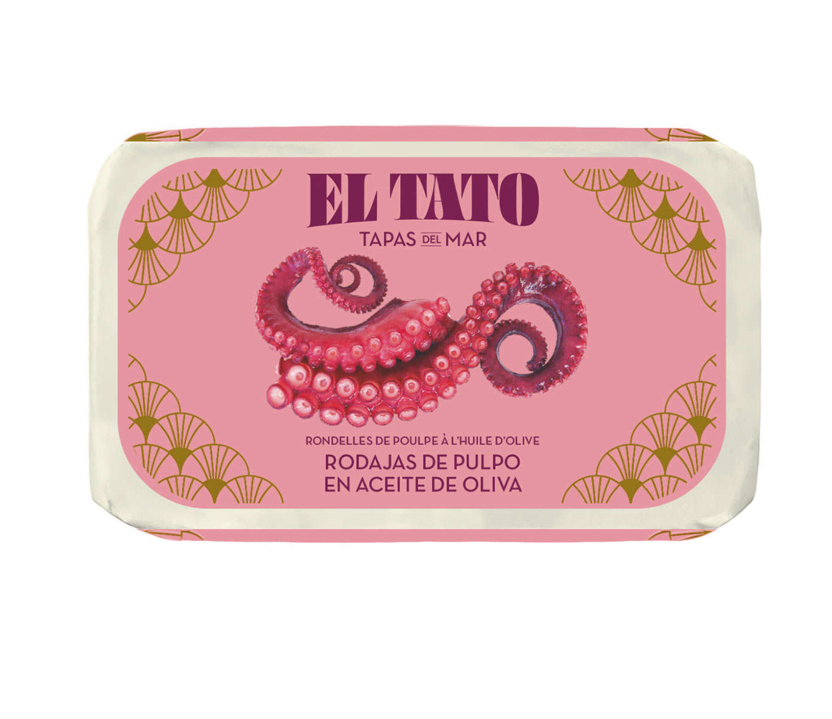 Poulpe En Rondelles Huile D'Olive 115/75G