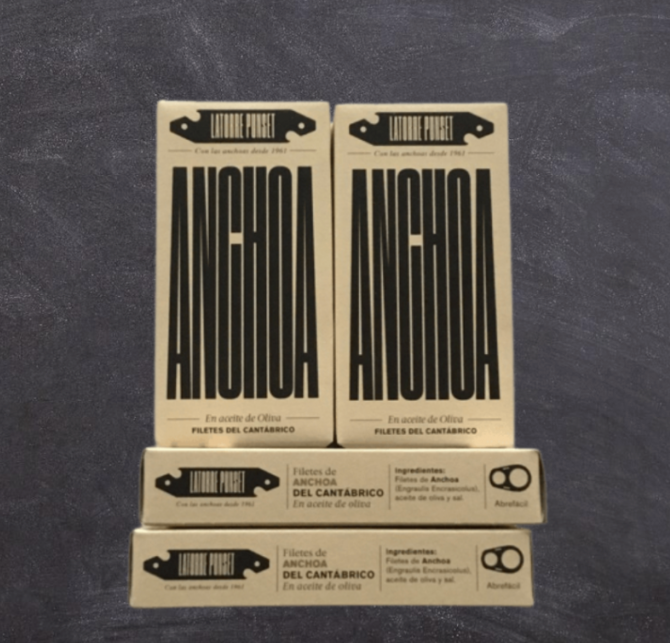 Filets Anchois Cantabrie Huile D'Olive 50/30G