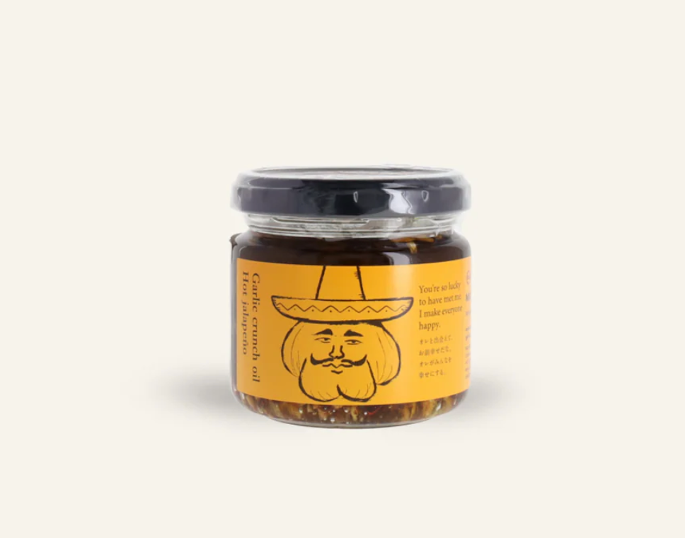 Condiment croustillant à l'ail frit et au piment Jalapeño 110g