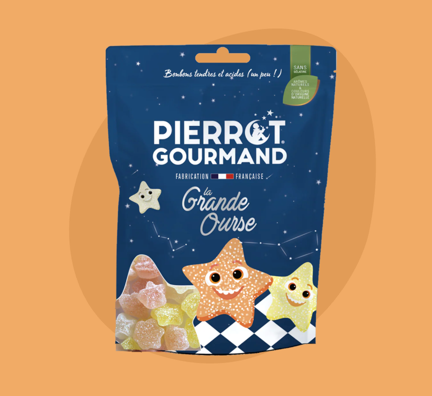 Bonbons La Grande Ourse sachet refermable 100g