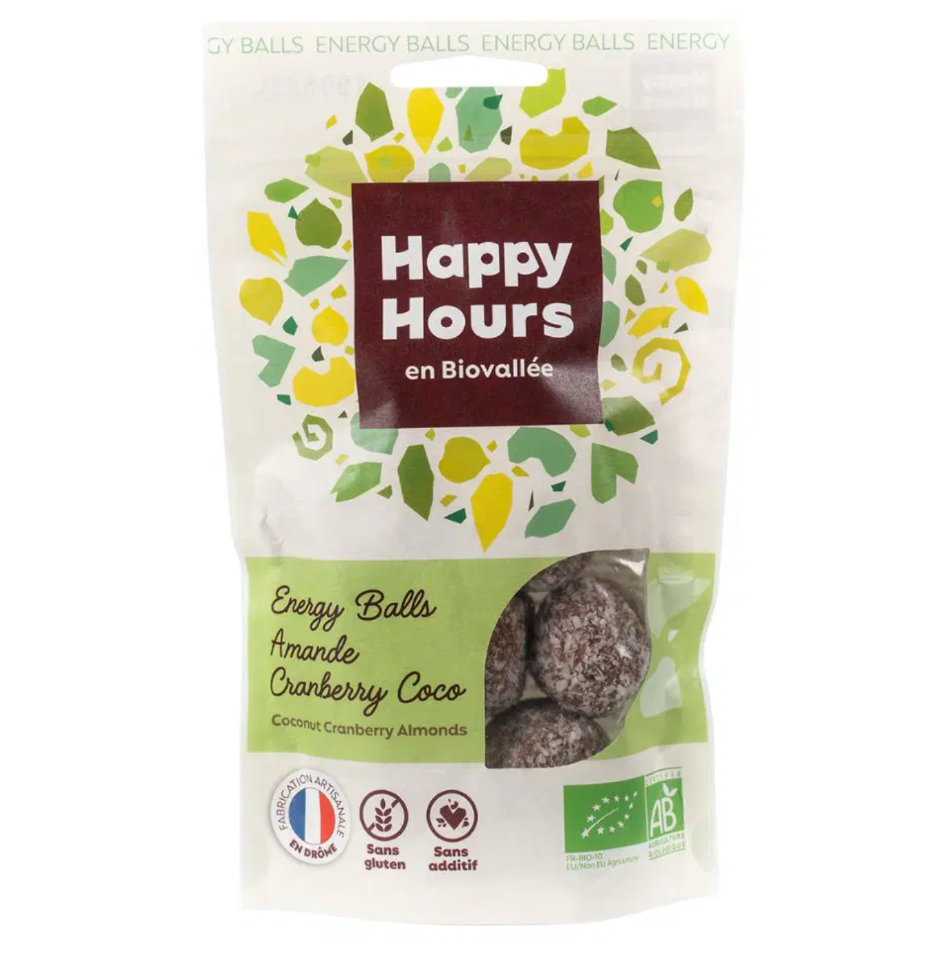 Energy balls Amande Cranberry Coco