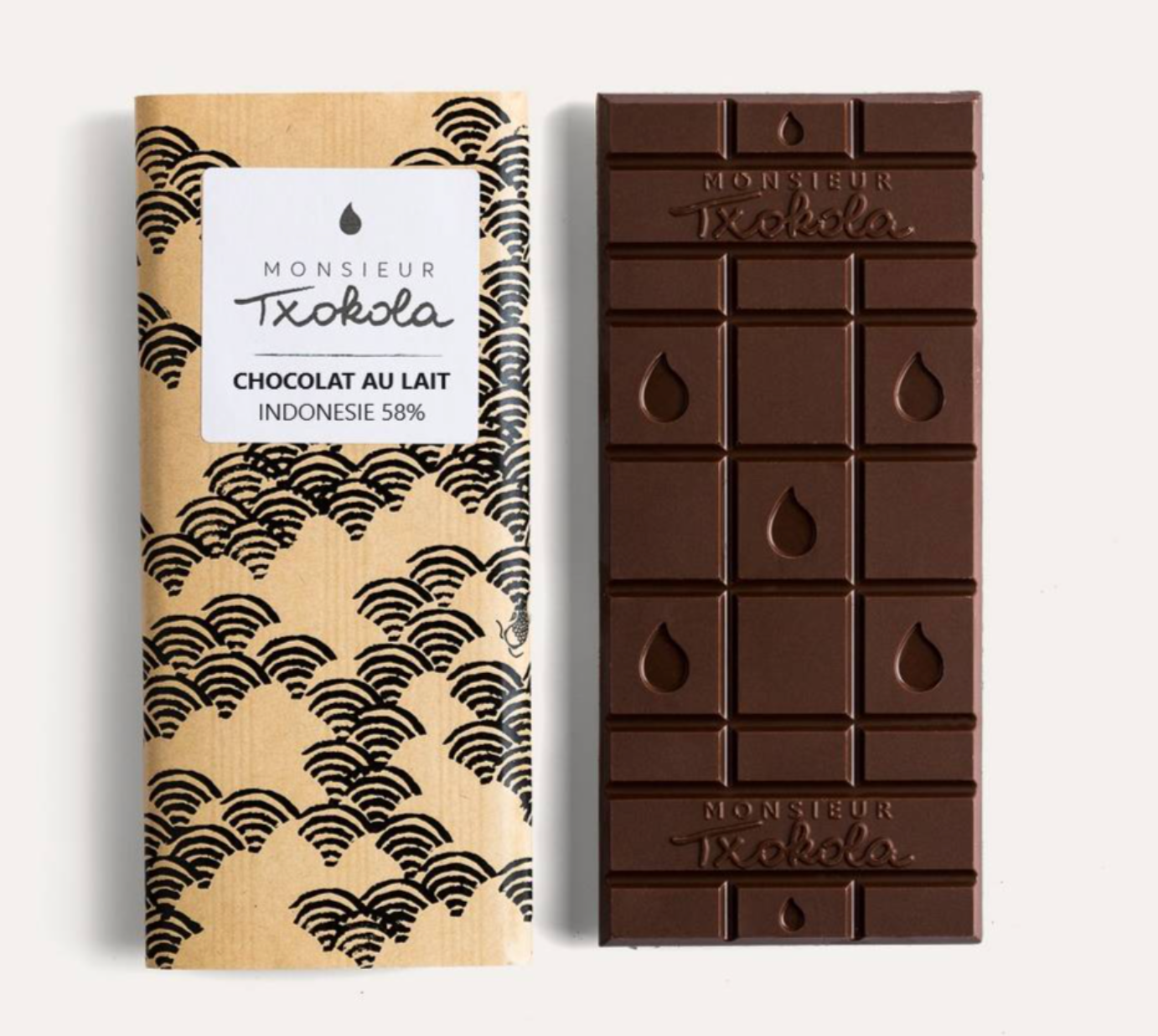 Chocolat lait Indonésie 58%