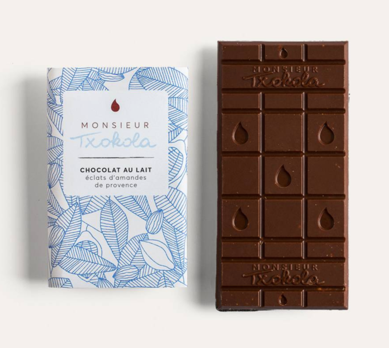 Chocolat lait amandes