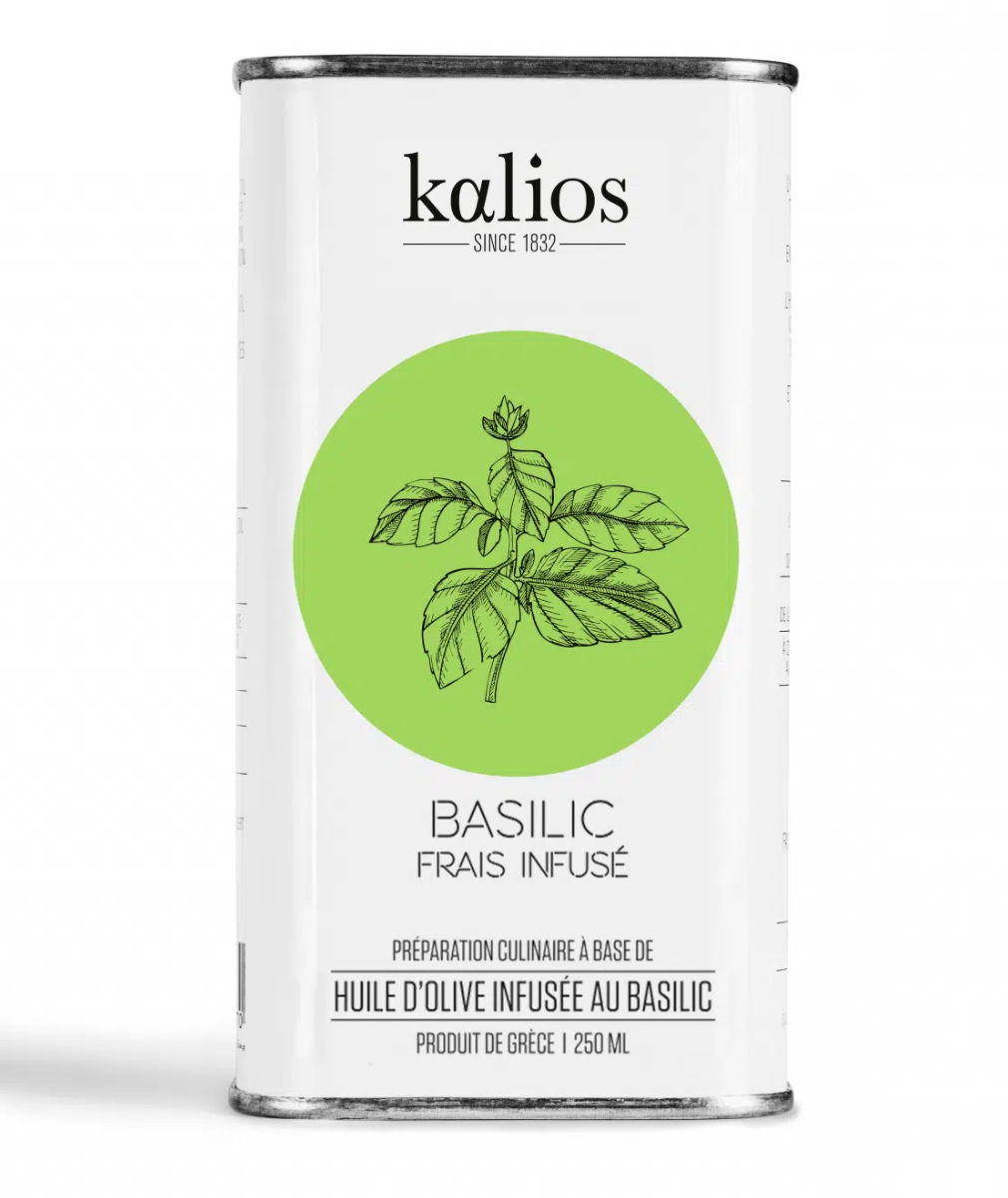 Huile d'olive Basilic