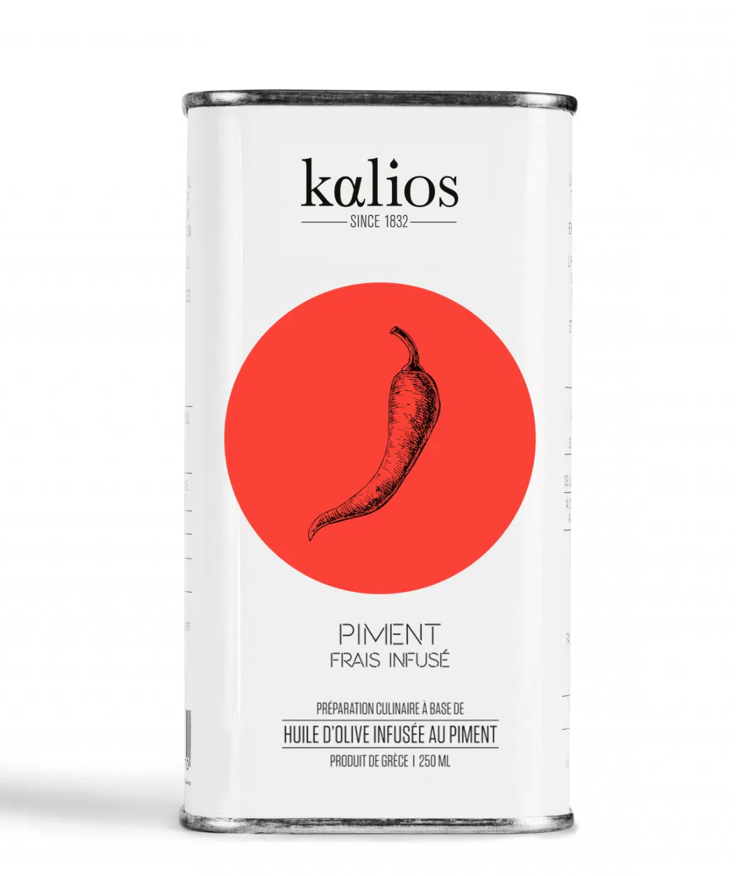 Huile d'olive pimentée