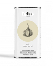 Huile d'olive à l'ail