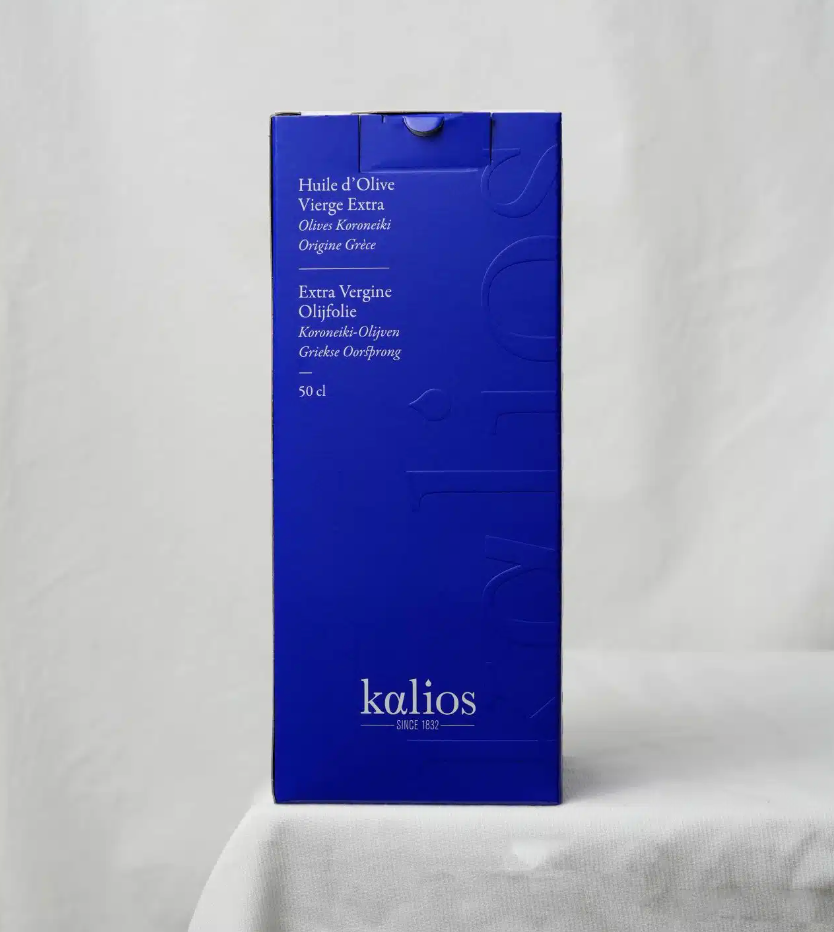 Coffret Blanc Bleu Huile d'olive