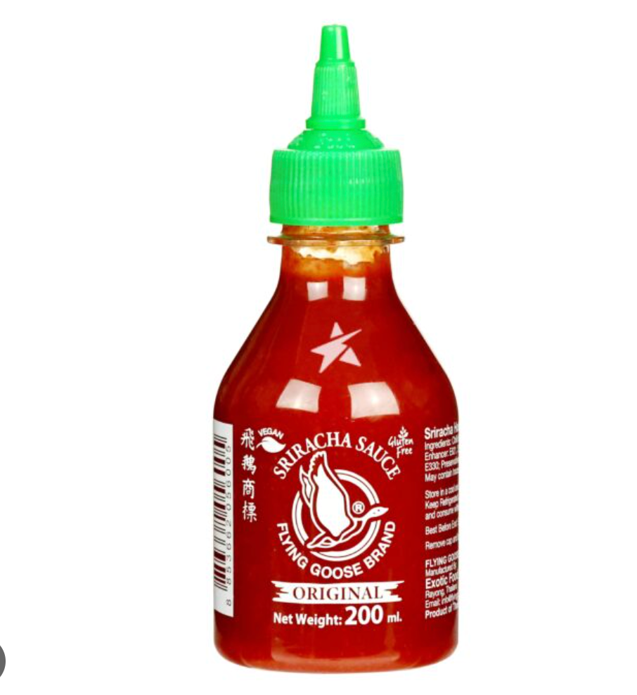 Sriracha Flying Goose