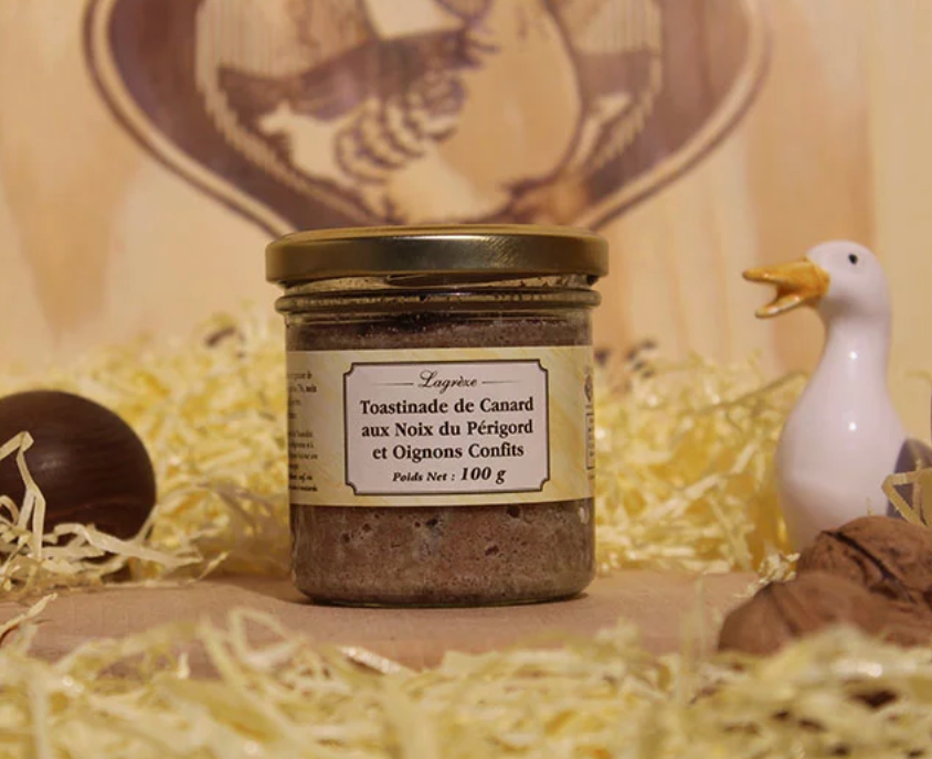 Toastinade canard aux noix