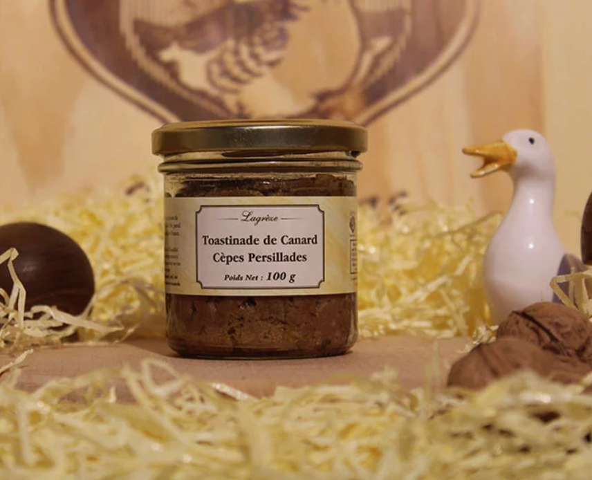 Toastinade canard aux cèpes