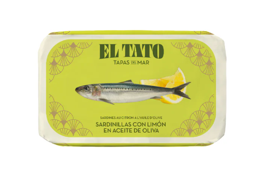 PETITES SARDINES 16/20U HUILE D'OLIVE ET CITRON 115/81G