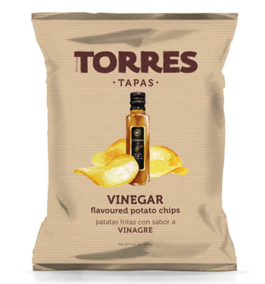 CHIPS TAPAS VINAIGRE 125G
