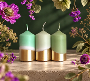 3 Bougies mini pilier