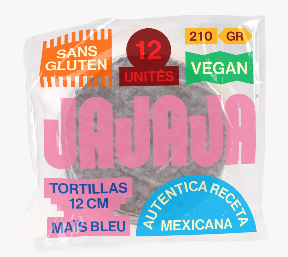Tortillas de maïs bleu