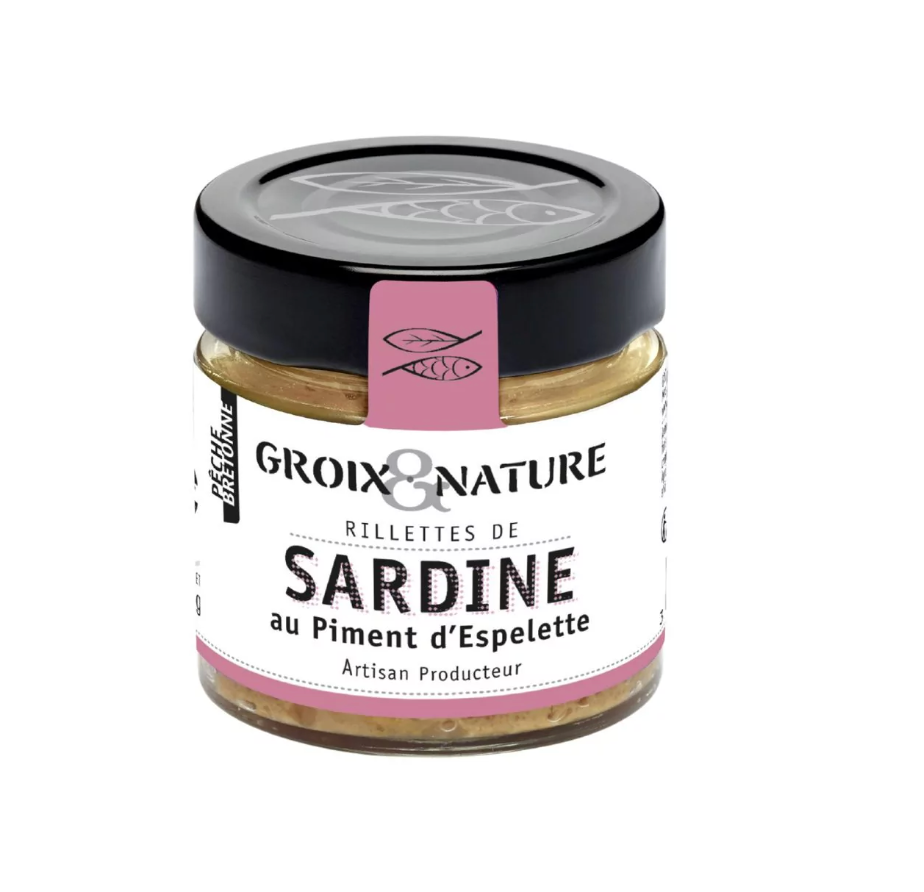Rillettes de sardines piment d’Espelette