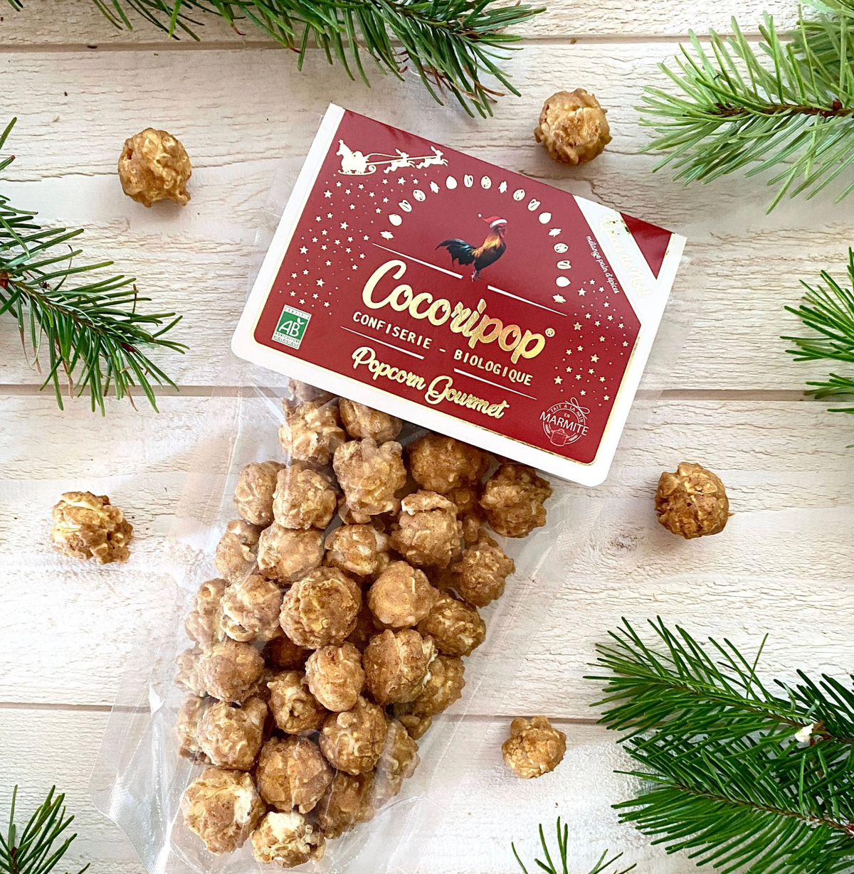 Pop corn de Noël