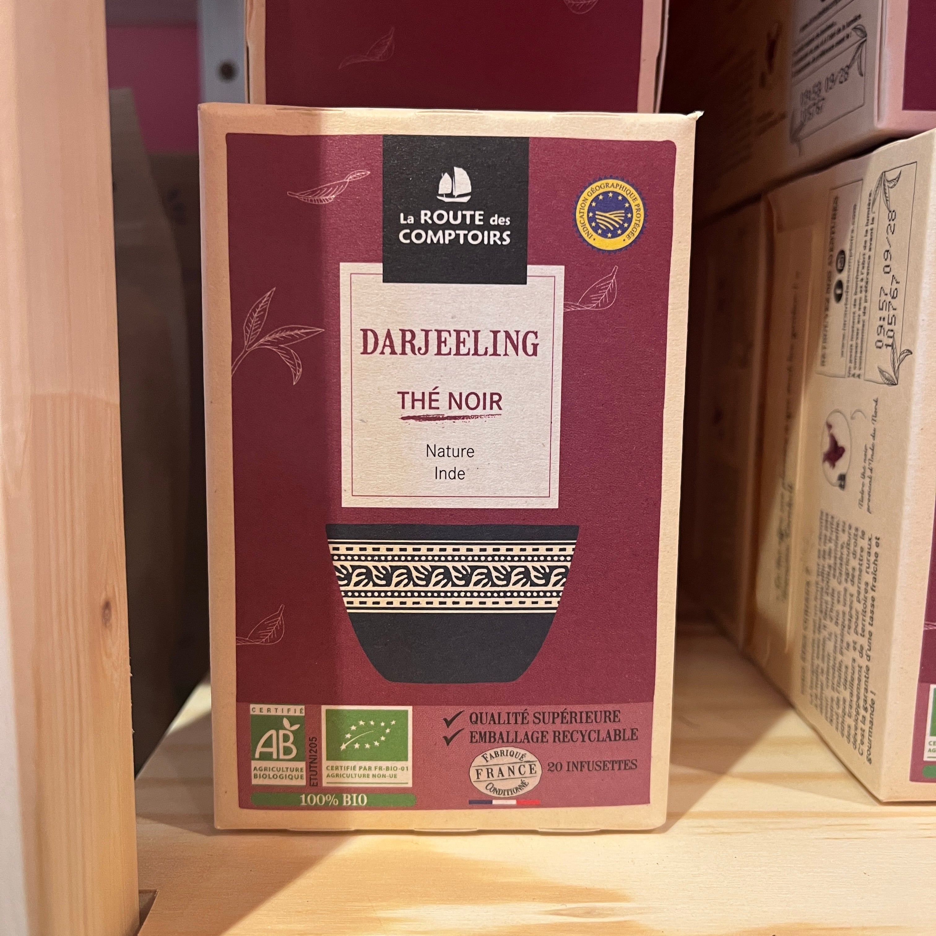 Thé noir Darjeeling sachets
