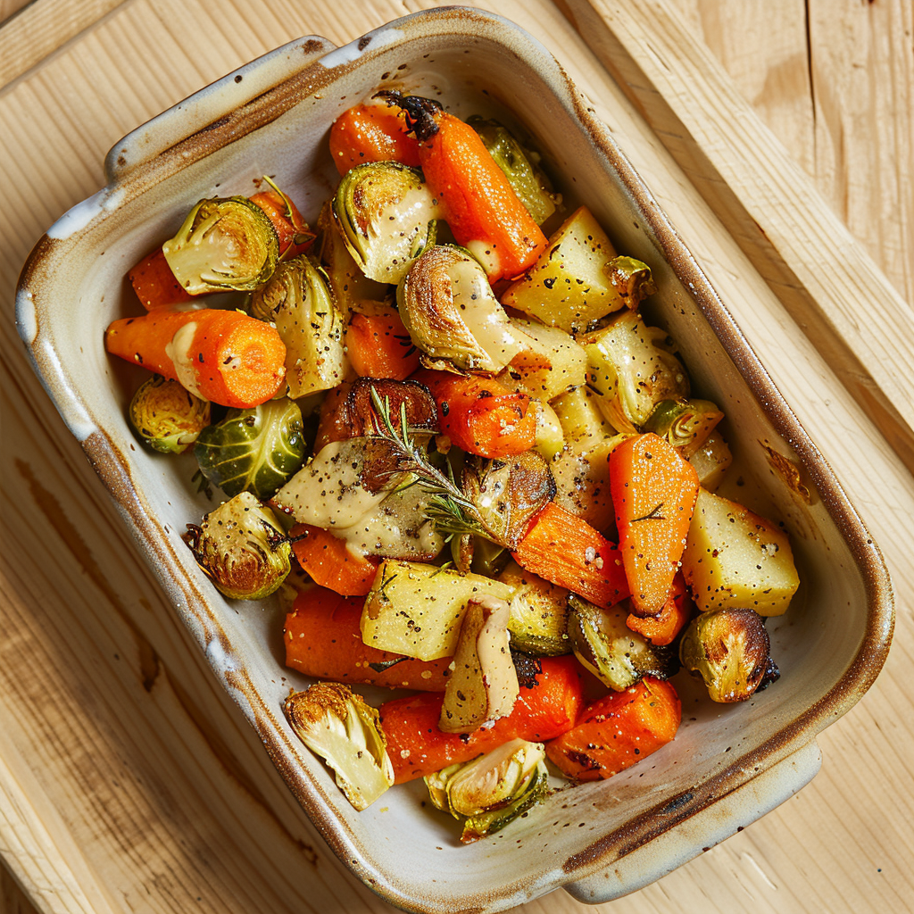 Porc confit légumes d'hiver