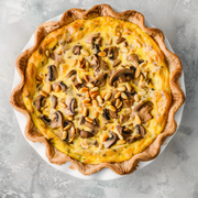 Quiche champignons & pignons